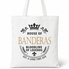 Bolso de Mano House Of BANDERAS Nombre Familiar Regalo de Cumpleaños