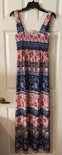 Maxi Vestido New Directions Mercado Mixto Pulido Moda Para Mujer Talla Pequeña Nuevo con Etiquetas