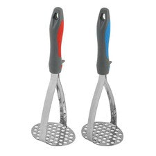 Prensa apisonador de patatas de acero inoxidable herramienta para uso en cocina y práctica