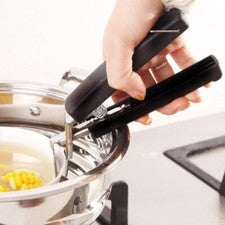 Clip Anti Quemaduras Mango Acero Inoxidable Gadgets Utensilios de Cocina Soporte para Cuchilla