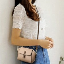 Bolso de mano pequeño de diseñador de lujo para mujer Bolso mensajero de hombro de moda Damas PU🤎