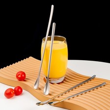 4 Piezas Cuchara Batidora Pura para Titanio con Largo Ergonómico para Mango para