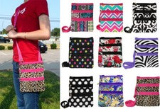 Mujer Moda Estampado Mensajero Bandolera Bolso Cartera Hipster Bolso de Hombro