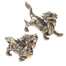 2 PIEZAS Adornos de Salón Decorativos Hogar Accesorios Latón Escritorio