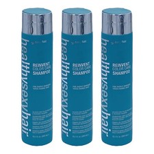 Paquete de 3 champúes saludables y sexy para reinventar el cuidado del color 10,1 oz cabello grueso grueso