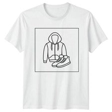Sudadera con capucha y zapatillas de deporte de moda para hombre Camiseta grá...
