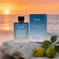 Roxelis 50 ml Perfume Bergamota Costera Azul Larga Duración Fresco Aroma Marino Fragmento