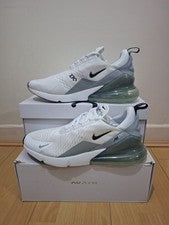 Nuevo Nike Air Max 270 Summit Blanco Para Hombre UK TALLA 10 EU 45