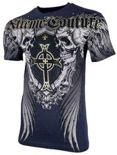 Camiseta para hombre Xtreme Couture By Affliction pulverizada