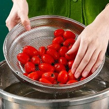 Vaporera de acero inoxidable para estantería con diseño de mango para fácil uso en