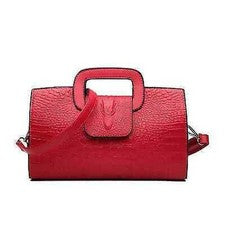 Bolso Pochette Rojo Bandolera Moda De Mano De Piel Sintética Pochette 2098