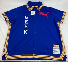 Camiseta PUMA X Fashion Geek All Star Game Hombres Botón a Presión Talla 3XL 598830-01 Nueva