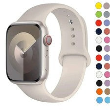 Correa de silicona para iWatch serie 11 10 9 8 7 6 5 4 3 40 38-49 mm
