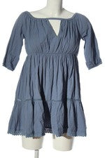 Debiflue x NA-KD Minikleid Spitze Blau Baumwolle Gr. 36 Sommerkleid