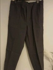 Pantalones elegantes grises para hombre cintura 38" X 29" longitud