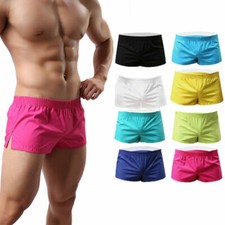 Moda Para hombres Pantalones Cortos Transpirables Gimnasio Deportes Correr Dormir Informales Pantalones Cortos