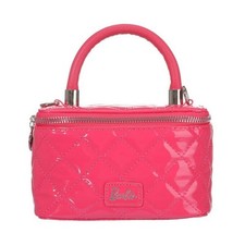 BARBIE MUJER ROSA ACOLCHADO CHAROL MINI BOLSOS BANDOLERA MONEDERO, NUEVO