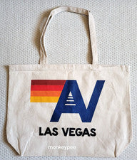 Bolso de Mano de Lona 22.5" Nuevo sin Etiquetas Aviator Nation Logo Las Vegas