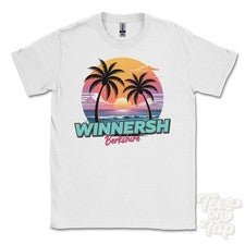 CAMISETA WINNERSH BERKSHIRE - Retro Estilo Miami Divertida Parodia de Verano Reino Unido