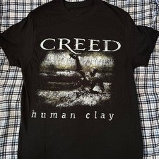 Camisa Estilo Vintage Creed Band Arcilla Humana Unisex Concierto S-5XL CR885