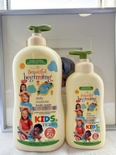 Hermosa loción iluminadora para niños y adolescentes para principiantes + jabón corporal 1000 ml - juego de 2 piezas