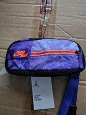 Nike Air Jordan Jumpman Utility Lanyard Hombre Correa Ajustable Bolso Negro Púrpura