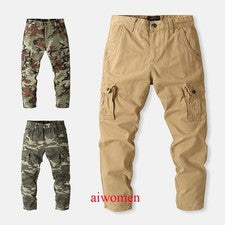 Pantalones ajustados de motociclista deshilachados elásticos informales estilo rasgado de camuflaje para hombre nuevos