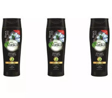 3 Paquetes X 360ml Vatika Champú Completo para el Cuidado del Cabello Naturals Turco Negro Semilla