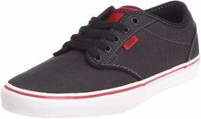 Talla 12 - Vans Atwood Zapato de Skateboard Bajo Negro/Chile