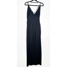 Nuevo Moda Nova Encaje Body Maxi Vestido Abertura Lateral Semi Transparente Para Mujer Mediano