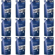 Champú desodorante cuero cabelludo Lucido recarga 380 ml x 12 piezas