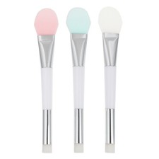 Cepillo de aplicación de mascarilla facial de 3 piezas para el cuidado de la piel herramientas de belleza portátil