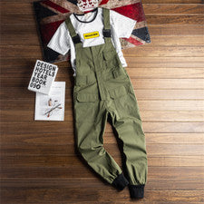 Moda Para hombres Camuflados Calce Ajustado Pantalones Pantalones con Tirantes Mono Pantalones Ajustados Jeans