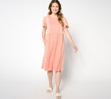 Vestido para mujer SUNNYLiFE talla L mezcla de ojales marrón A650030