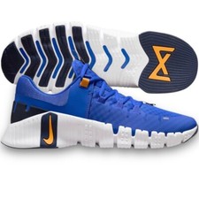Nike Free Metcon 5 Azul/Blanco Hombres Gimnasio Entrenamiento Zapatos DV3949 400 (NUEVO)