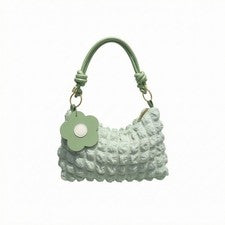 Bolso Hobo Abullonado Bandolera Texturizado