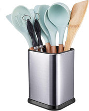 Porta Utensilios De Cocina Acero Inoxidable Organizador Moderno Para Mostrador