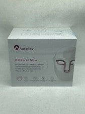 Máscara facial LED terapia de luz, máscara facial LED para el cuidado de la piel, luz roja azul para el rostro