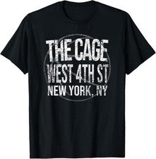 Jaula de baloncesto New York West 4th Courts retro T