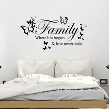 Calcomanías extraíbles para arte de pared decoración del hogar calcomanías motivacionales