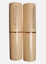 Lote de 2 nuevas bases de maquillaje selladas Revolution Beauty base rápida en barra F3