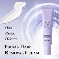 CREMA DEPILATORIA FACIAL, Elimina suavemente el vello en minutos incluso en pieles sensibles
