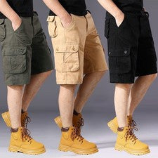Nuevo Pantalones Cortos de Carga de Verano para Hombres Pantalones Ejército Informales Pantalones de Combate Pantalones 