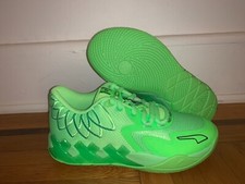 Puma MB.01 Low Lo Team Verde Gecko Castlerock Lima Lamelo Ball Boys GS 377368-07