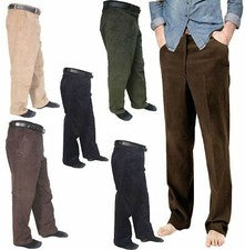 Pantalones/pantalones informales inteligentes con cordón/pana para hombre talla grande talla 30-50 pierna 27,29,31