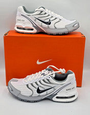 Nike Air Max Torch 4 Para hombres 8.5 Para mujeres 10 Blanco Gris Zapatos para Correr 343846-100