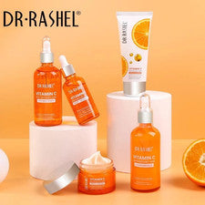 DR RASHEL Vitamina C Iluminador y Antienvejecimiento Cuidado de la Piel SET 5 en 1 Con Caja | NUEVO