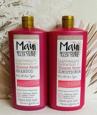 Cuidado del cabello hidratante Maui ~ Champú y acondicionador hidratante con agua de hibisco 25,4 oz