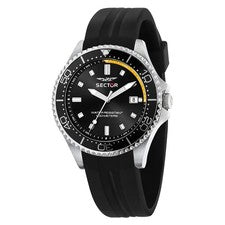 Orologio SECTOR Uomo 230 Datario Gomma Nero (R3251161048)