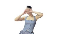 Sexy camiseta sin mangas sin espalda descubierta cuello colgante calce ceñido liso primavera para mujer
